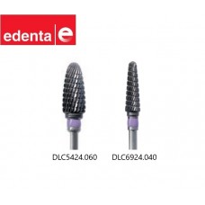 Edenta VOLCANO DLC TC Cross Cut Burs - Sprial Fine - Purple Band - 1pc - Options Available